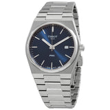 Tissot T Classic PRX Blue Dial Silver Steel Strap Watch For Men - T137.410.11.041.00 Buy Now By Tissot