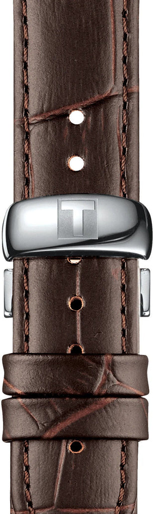 Tissot T Classic Tradition 5.5 Quartz White Dial Brown Leather Strap Watch For Men - T063.409.16.018.00 Buy Now By Tissot