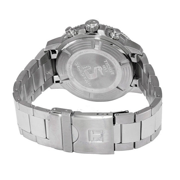 Tissot Seastar 1000 Chronograph Black Dial Silver Steel Strap Watch For Men - T120.417.11.051.01 Buy Now By Tissot