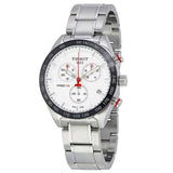 Tissot T Sport PRS 516 Chronograph White Dial Silver Steel Strap Watch For Men - T100.417.11.031.00 Buy Now By Tissot