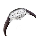 Tissot T-Classic Powermatic 80 Silver Dial Brown Leather Strap Watch For Men - T122.407.16.031.00 Buy Now By Tissot