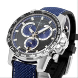 Tissot Supersport Chrono Black Dial Blue Nylon Strap Watch for Men - T125.617.17.051.03 Buy Now By Tissot