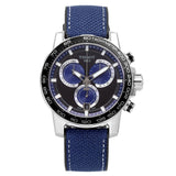 Tissot Supersport Chrono Black Dial Blue Nylon Strap Watch for Men - T125.617.17.051.03 Buy Now By Tissot