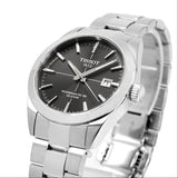 Tissot Gentleman Powermatic 80 Silicium Black Dial Silver Steel Strap Watch For Men - T127.407.11.061.01 Buy Now By Tissot