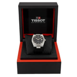 Tissot PRX Powermatic 80 Black Dial Black Leather Strap Watch for Men - T137.407.16.051.00 Buy Now By Tissot