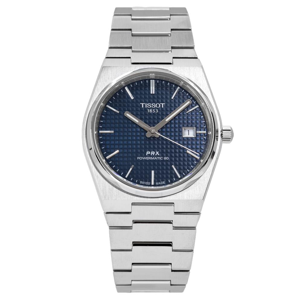 Tissot PRX Powermatic 80 Blue Dial Silver Steel Strap Watch for Men - T137.407.11.041.00 Buy Now By Tissot