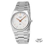 Tissot PRX Quartz Silver Dial Silver Steel Strap Watch for Men - T137.410.11.031.00 Buy Now By Tissot