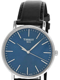 Tissot Everytime Gent Blue Dial Black Leather Strap Watch for Men - T143.410.16.041.00 Buy Now By Tissot