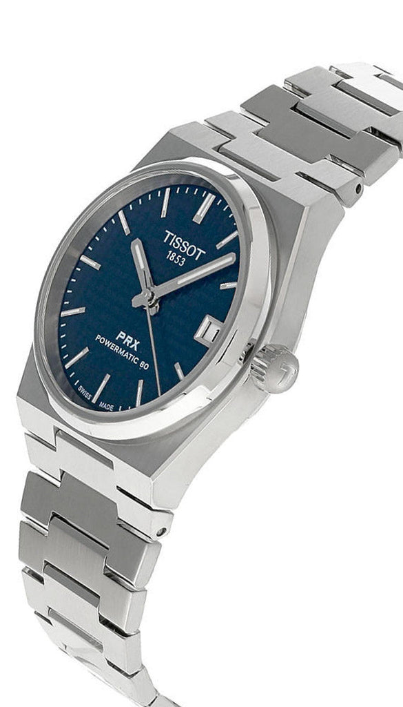 Tissot PRX Powermatic 80 Blue Dial Silver Steel Strap Watch for Men - T137.207.11.041.00 Buy Now By Tissot