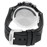 Tissot T Race Chronograph White Dial Black Rubber Strap Watch For Men - T141.417.17.011.00 Buy Now By Tissot