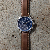 Tissot Chrono XL Vintage Blue Dial Brown Leather Strap Watch For Men - T116.617.16.042.00 Buy Now By Tissot