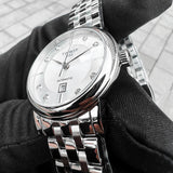 Tissot Carson Premium Automatic Lady Diamonds Silver Dial Silver Steel Strap Watch for Women - T122.207.11.036.00 Buy Now By Tissot