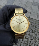 Tissot Everytime Lady Gold Dial Gold Mesh Bracelet Watch for Women - T143.210.33.021.00 Buy Now By Tissot
