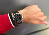 Tissot PRC 200 Chronograph Black Dial Black Rubber Strap Watch for Men - T114.417.17.057.00 Buy Now By Tissot
