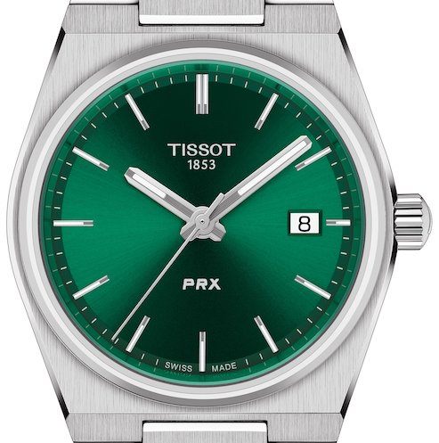 Tissot PRX Green Dial Silver Steel Strap Watch for Women - T137.210.11.081.00 Buy Now By Tissot