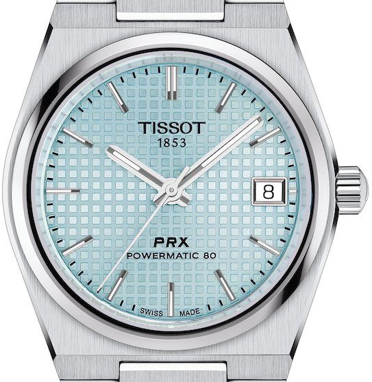 Tissot PRX Powermatic 80 Ice Blue Dial Silver Steel Strap Watch for Men - T137.207.11.351.00 Buy Now By Tissot