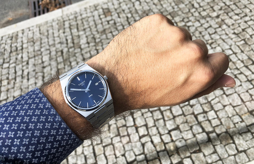 Tissot T Classic PRX Blue Dial Silver Steel Strap Watch For Men - T137.410.11.041.00 Buy Now By Tissot