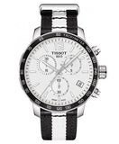 Tissot Quickster Chronograph NBA San Antonio Spurs Edition White Dial Two Tone NATO Strap Watch for Men - T095.417.17.037.07 Buy Now By Tissot