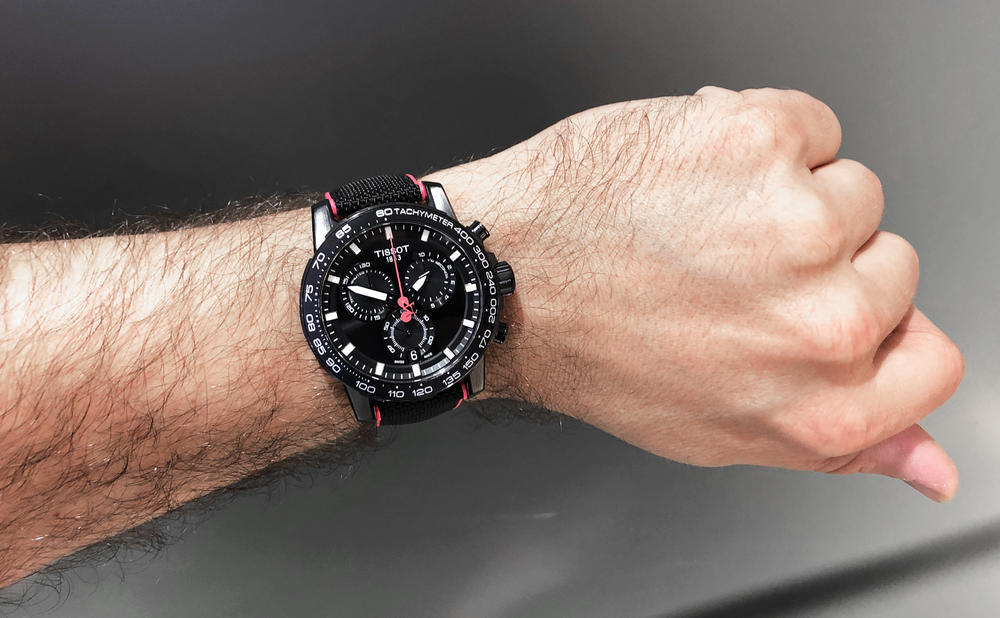 Tissot Supersport Chrono Giro D'Italia Black Dial Black Nylon Strap Watch for Men - T125.617.37.051.00 Buy Now By Tissot