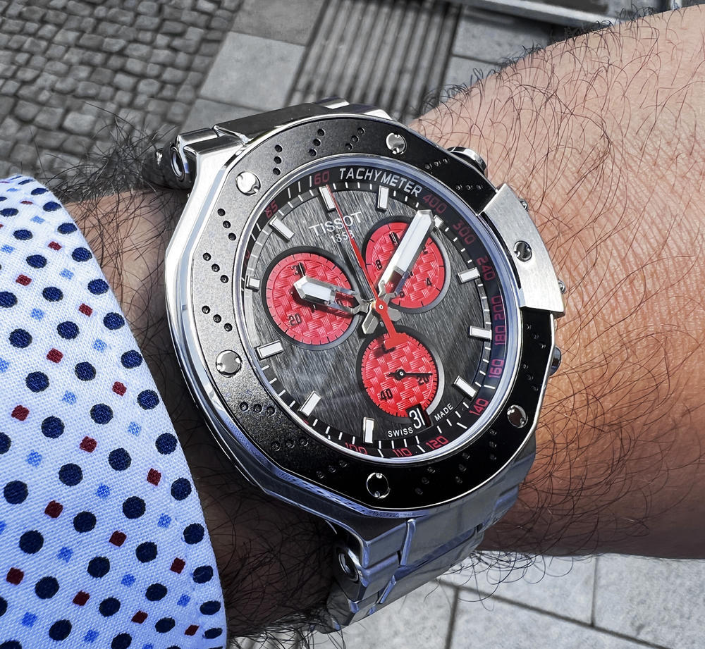 Tissot T Race Marc Marquez Limited Edition Black Dial Silver Steel Strap Watch for Men - T141.417.11.051.00 Buy Now By Tissot