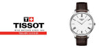 Tissot T Classic Tradition 5.5 Quartz White Dial Brown Leather Strap Watch For Men - T063.409.16.018.00 Buy Now By Tissot