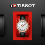 Tissot T Classic Carson Powermatic 80 White Dial Brown Leather Strap Watch for Men - T085.407.36.013.00 Buy Now By Tissot