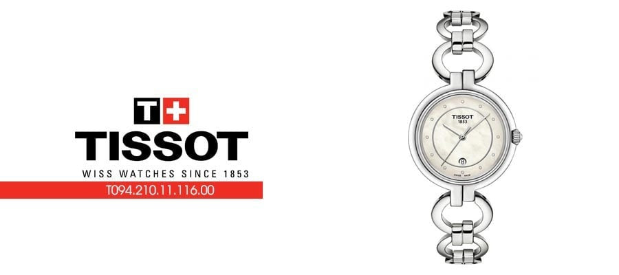 Tissot T Trend Flamingo Mother of Pearl Dial Silver Steel Strap Watch for Women - T094.210.11.116.00 Buy Now By Tissot