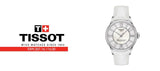 Tissot Chemin Des Tourelles Powermatic 80 Lady White Dial White Leather Strap Watch For Women - T099.207.16.116.00 Buy Now By Tissot