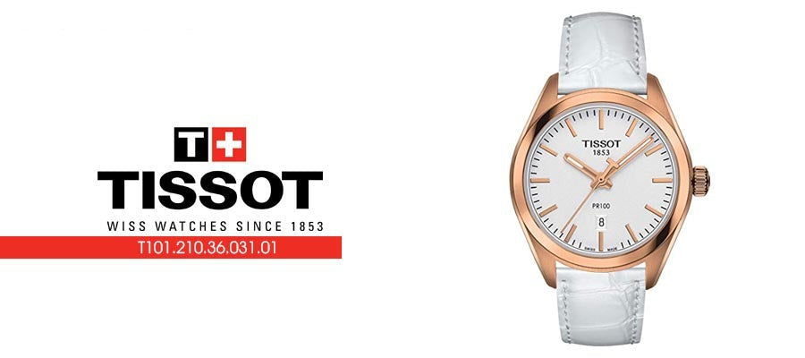 Tissot T Classic PR 100 Lady Silver Dial Watch For Women - T101.210.36.031.01 Buy Now By Tissot