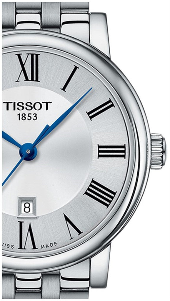 Tissot Carson Premium Lady Silver Dial Silver Steel Strap Watch For Women - T122.210.11.033.00 Buy Now By Tissot