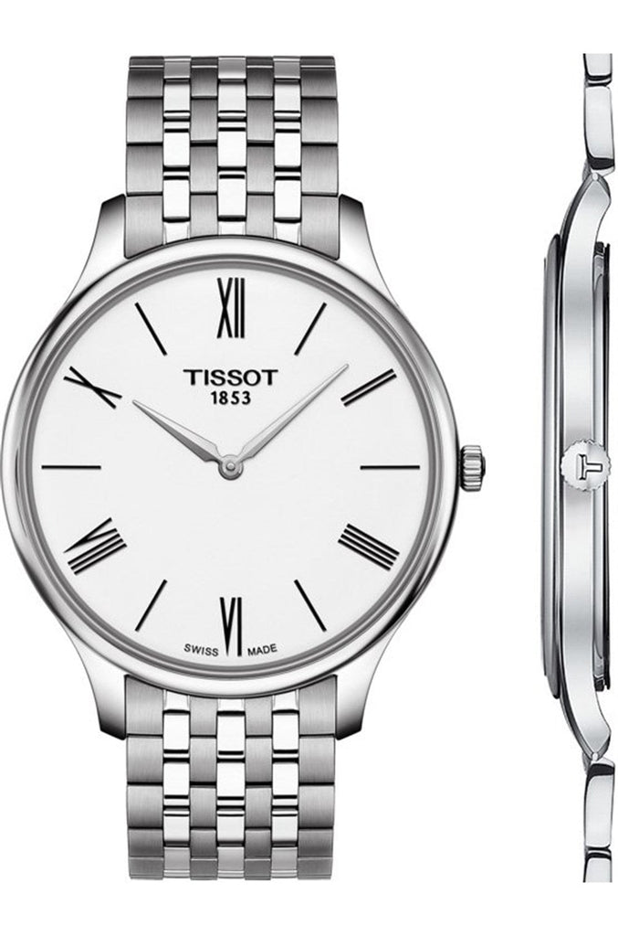 Tissot T Classic Tradition 5.5 White Dial Watch For Men - T063.409.11.018.00 Buy Now By Tissot
