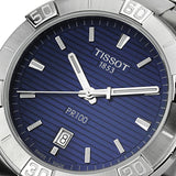 Tissot PR 100 Sport Blue Dial Silver Steel Strap Watch For Men - T101.610.11.041.00 Buy Now By Tissot