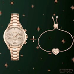 Hugo Boss Carnation Gold Dial Gold Steel Strap Watch for Women - 1502592 Buy Now By Hugo Boss