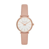 Michael Kors Pyper Analog White Dial Pink Leather Strap Watch For Women - MK2803 Buy Now By Michael Kors