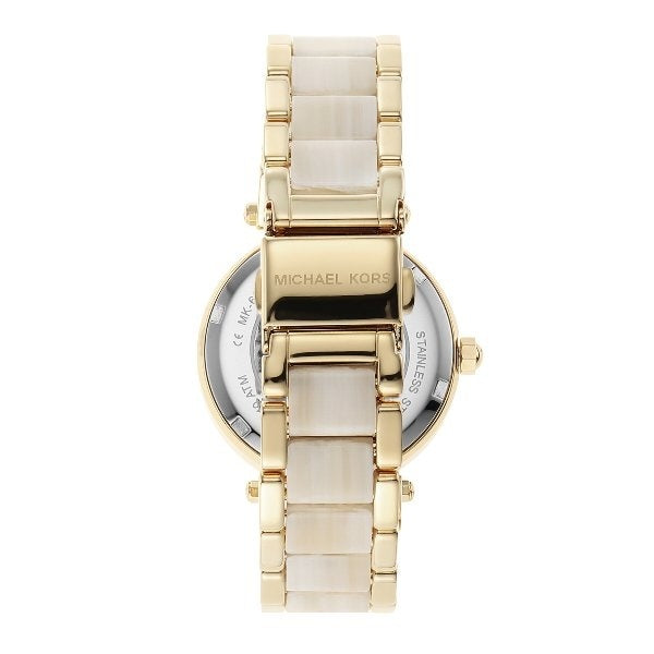 Michael Kors Parker Analog Gold Dial Gold Steel Strap Watch For Women - MK6833 Buy Now By Michael Kors