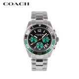 Coach Kent Green Dial Silver Steel Strap Watch for Men - 14602557 Buy Now By Coach