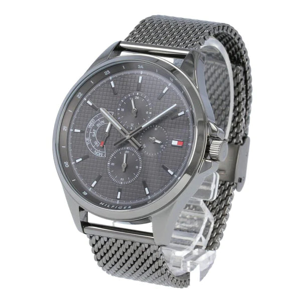 Tommy Hilfiger Shawn Chronograph Quartz Grey Dial Grey Mesh Bracelet Watch for Men - 1791613 Buy Now By Tommy Hilfiger