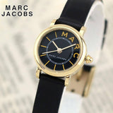 Marc Jacobs Roxy Black Dial Black Leather Strap Watch for Women - MJ1585 Buy Now By Marc Jacobs