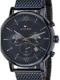 Tommy Hilfiger Evan Blue Dial Blue Mesh Bracelet Watch for Men - 1710397 Buy Now By Tommy Hilfiger