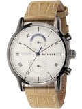 Tommy Hilfiger Kane White Dial Beige Leather Strap Watch for Men - 1710399 Buy Now By Tommy Hilfiger