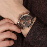 Tommy Hilfiger Kane Brown Dial Brown Leather Strap Watch for Men - 1710400 Buy Now By Tommy Hilfiger