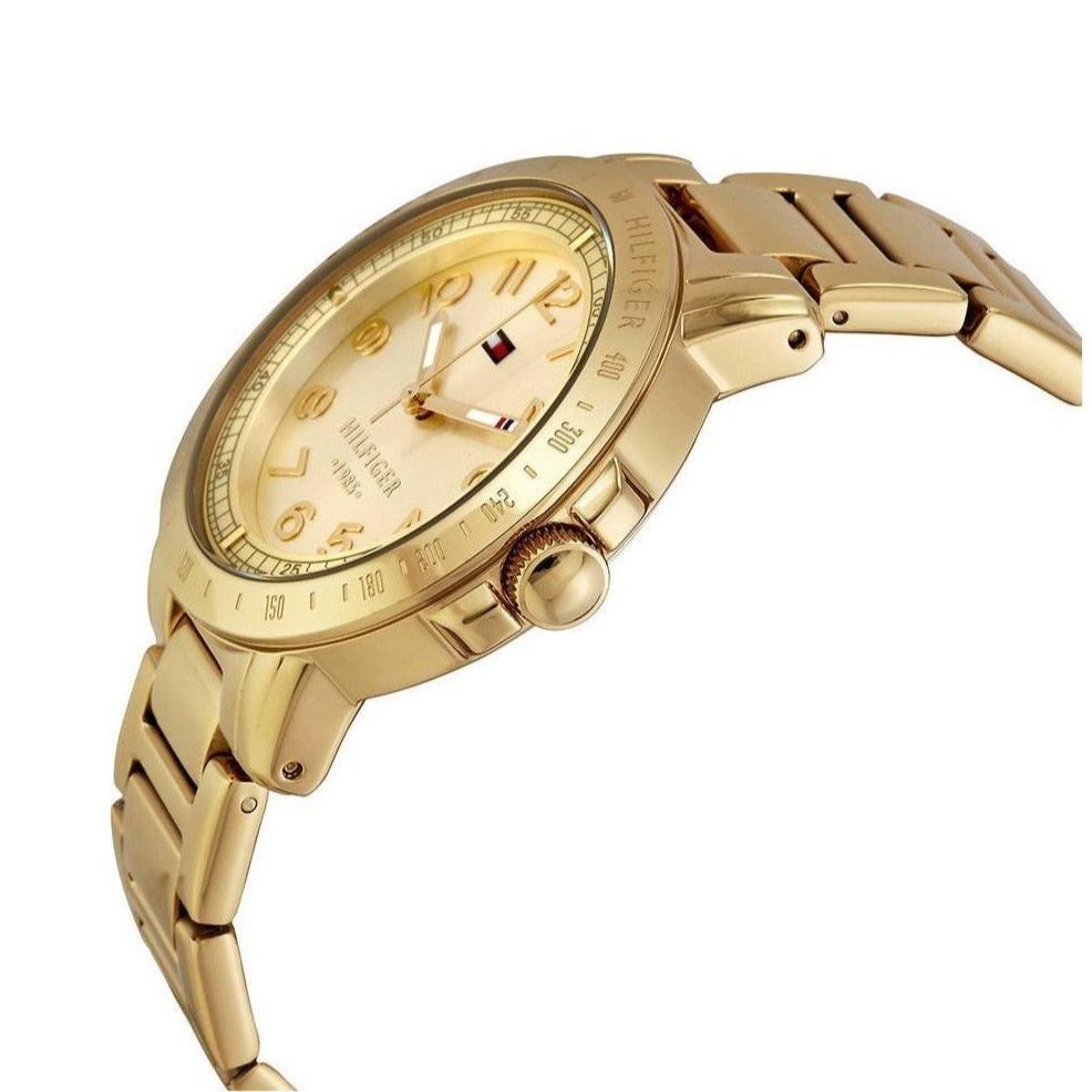Tommy Hilfiger Bella Gold Dial Gold Steel Strap Watch for Women - 1781395 Buy Now By Tommy Hilfiger