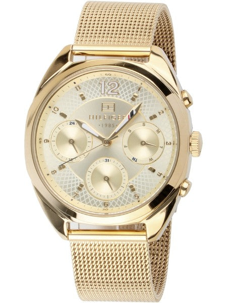 Tommy Hilfiger Mia Gold Dial Gold Mesh Bracelet Watch for Women - 1781488 Buy Now By Tommy Hilfiger