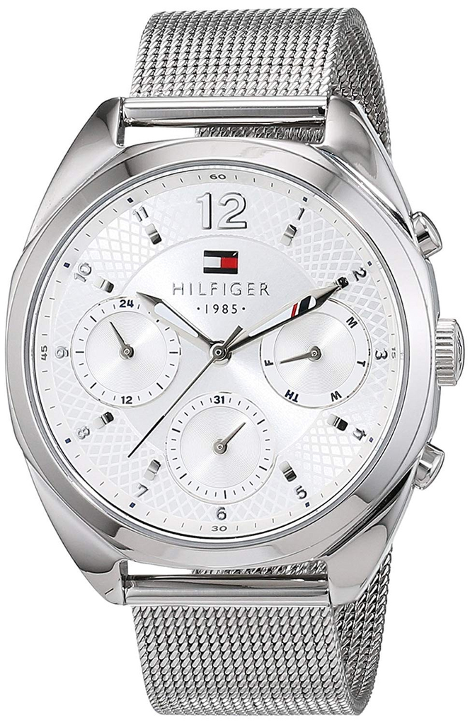 Tommy Hilfiger Mia Silver Dial Silver Mesh Bracelet Watch for Men - 1781628 Buy Now By Tommy Hilfiger