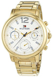 Tommy Hilfiger Claudia White Dial Gold Steel Strap Watch for Women - 1781742 Buy Now By Tommy Hilfiger