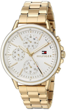 Tommy Hilfiger Carly White Dial Gold Steel Strap Watch for Women - 1781786 Buy Now By Tommy Hilfiger