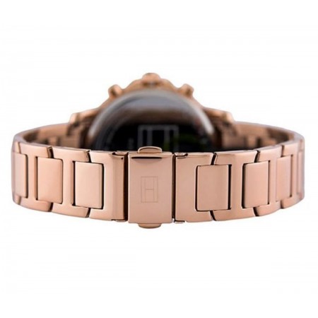 Tommy Hilfiger Claudia Black Dial Rose Gold Steel Strap Watch for Women - 1781820 Buy Now By Tommy Hilfiger