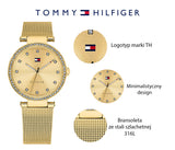 Tommy Hilfiger Lynn Quartz Gold Dial Gold Mesh Bracelet Watch For Women - 1781864 Buy Now By Tommy Hilfiger