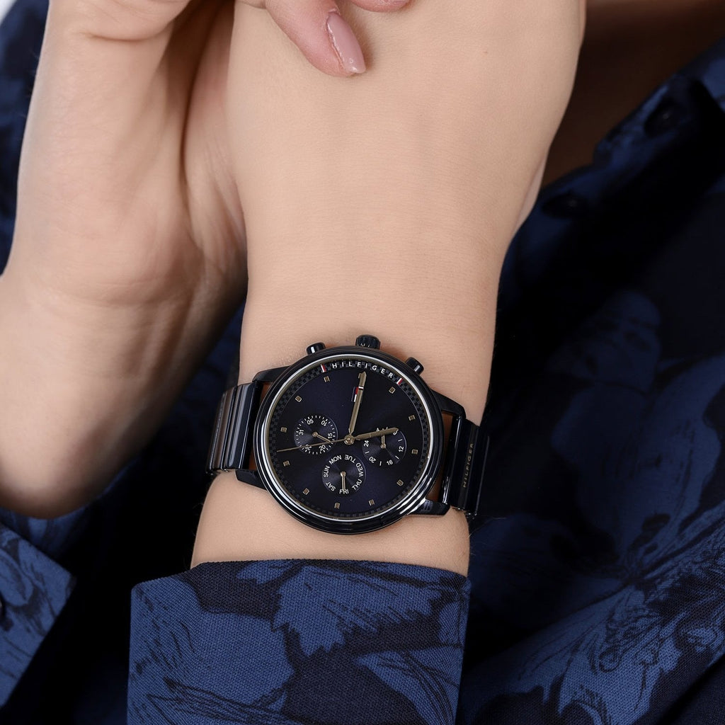 Tommy Hilfiger Blake Blue Dial Blue Steel Strap Watch for Women - 1781893 Buy Now By Tommy Hilfiger