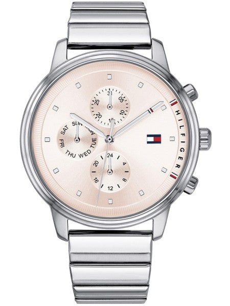 Tommy Hilfiger Blake Pink Dial Silver Steel Strap Watch for Women - 1781904 Buy Now By Tommy Hilfiger